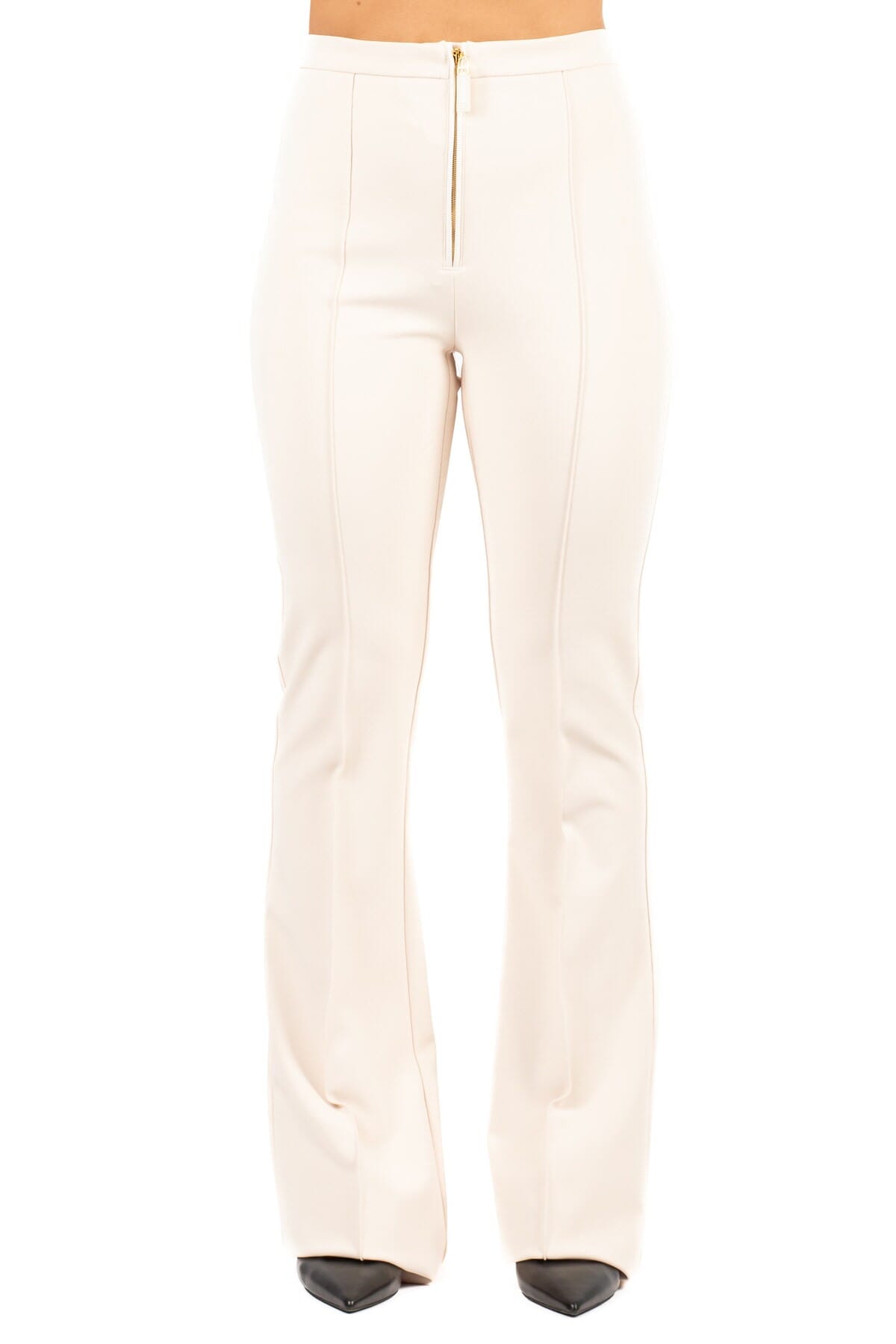 Damen Hosen Elisabetta Franchi | pa12256e2 milk | Calabromoda