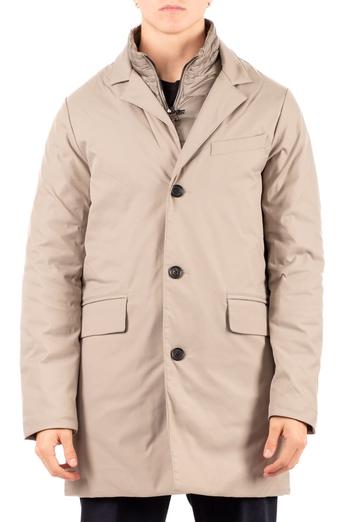 Cappotto Uomo Hetrego | 8p443nerys neutro | Calabromoda