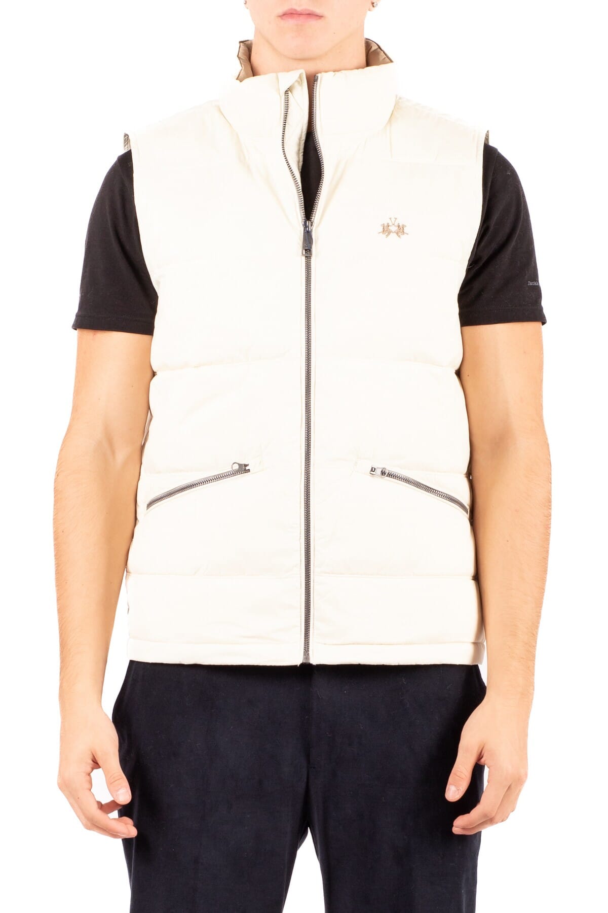 Gilet Herren La Martina | mbo009pa072 bianco | Calabromoda