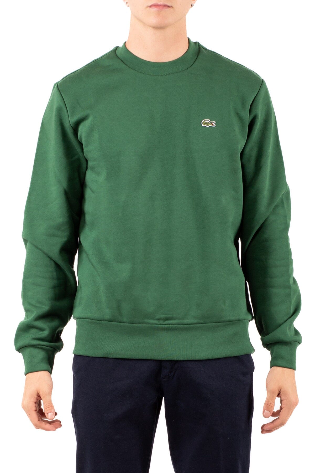 Sweater Man Lacoste | sh9608 verde | Calabromoda