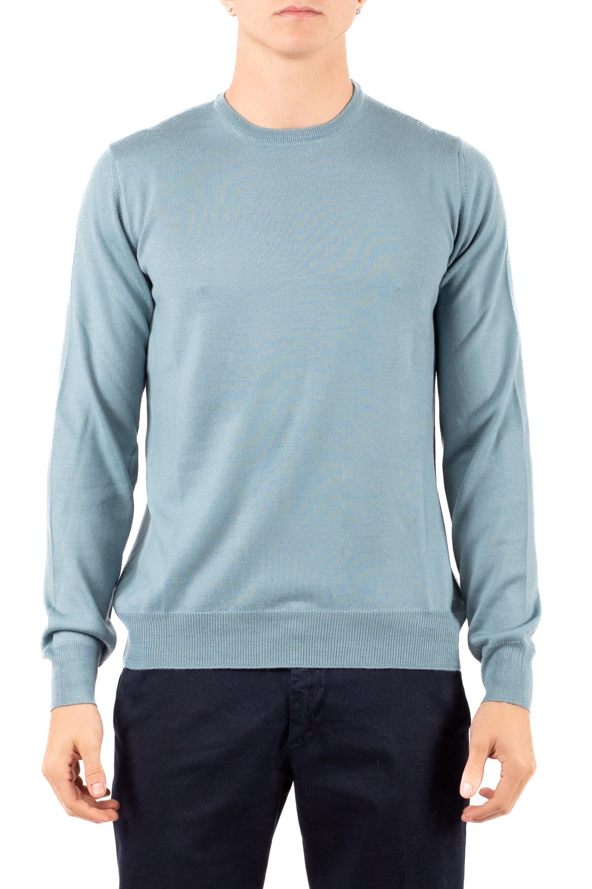 Maglia Uomo Gran Sasso | 1429055167 celeste polvere | Calabromoda