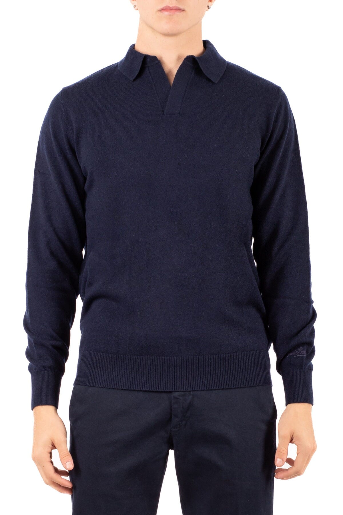 Herren Pullover Saint Barth | covent mer00063i night blue | Calabromoda