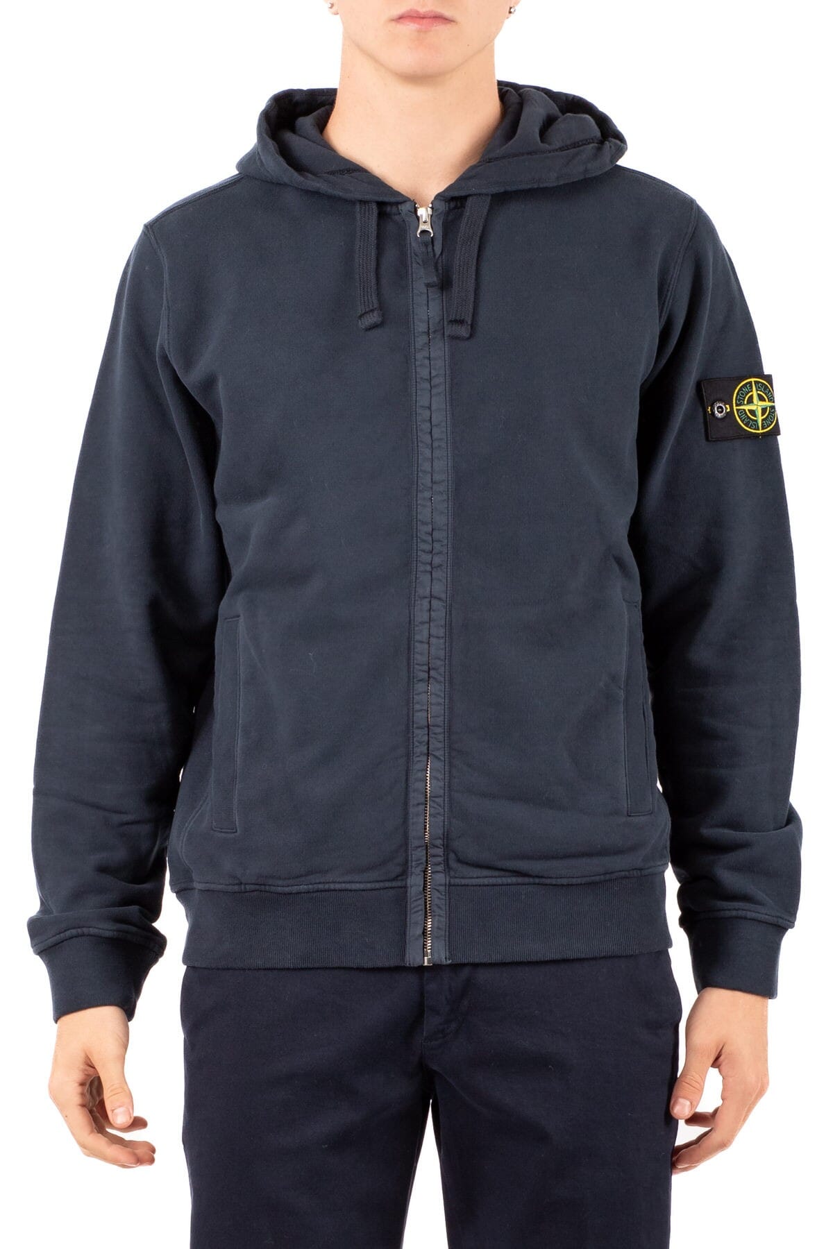 Sweater Man Stone Island | s156100067s0a20 navy blue | Calabromoda