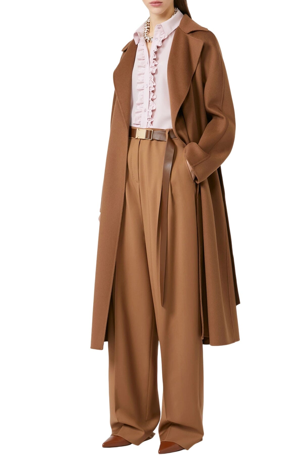 Woman Coat Cles Max Mara Studio | cles2526016111 nocciola | Calabromoda