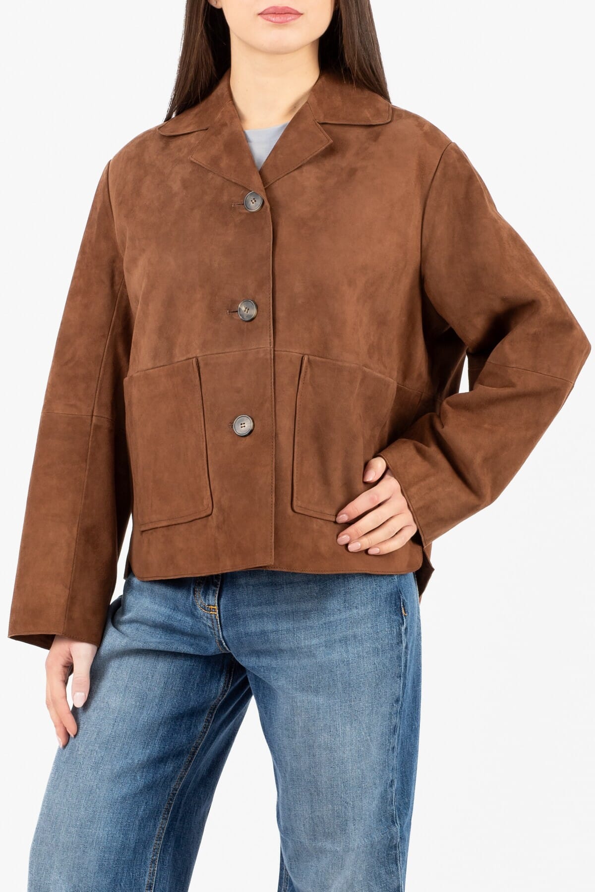 Giubbino Pelle Donna Weekend - palchi2615441021