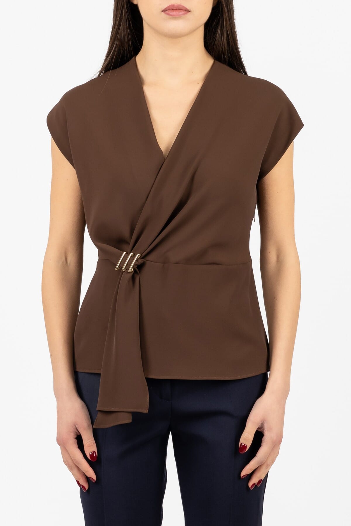 Blusa Smanicata Donna Hanita