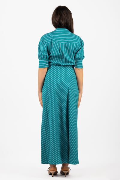 pinko green dress PINKO Maxi Dress Womans Size 4 Albanella Abito Emerald Green Floral Chiffon NWT