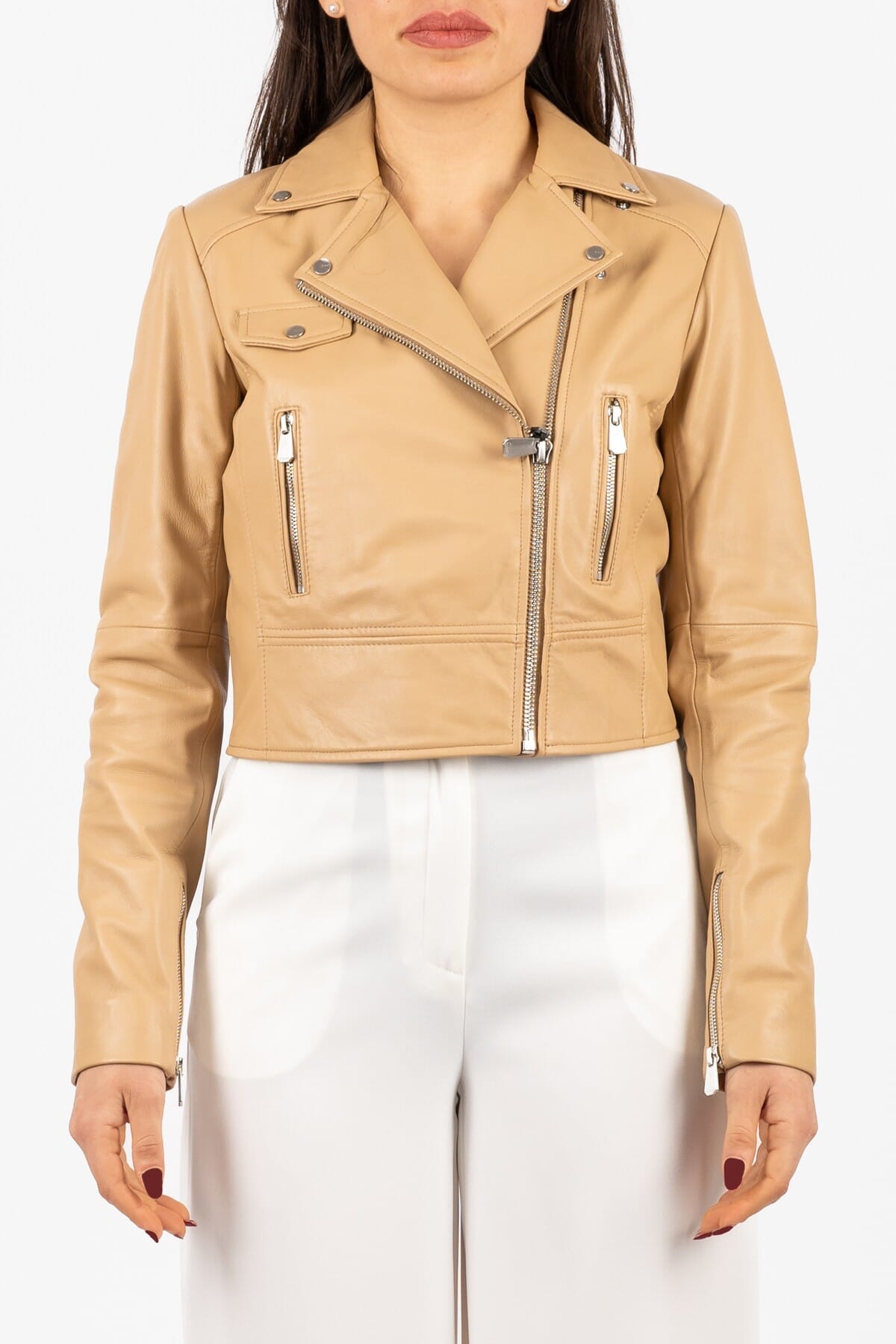 Women’s Leather Jacket Pinko