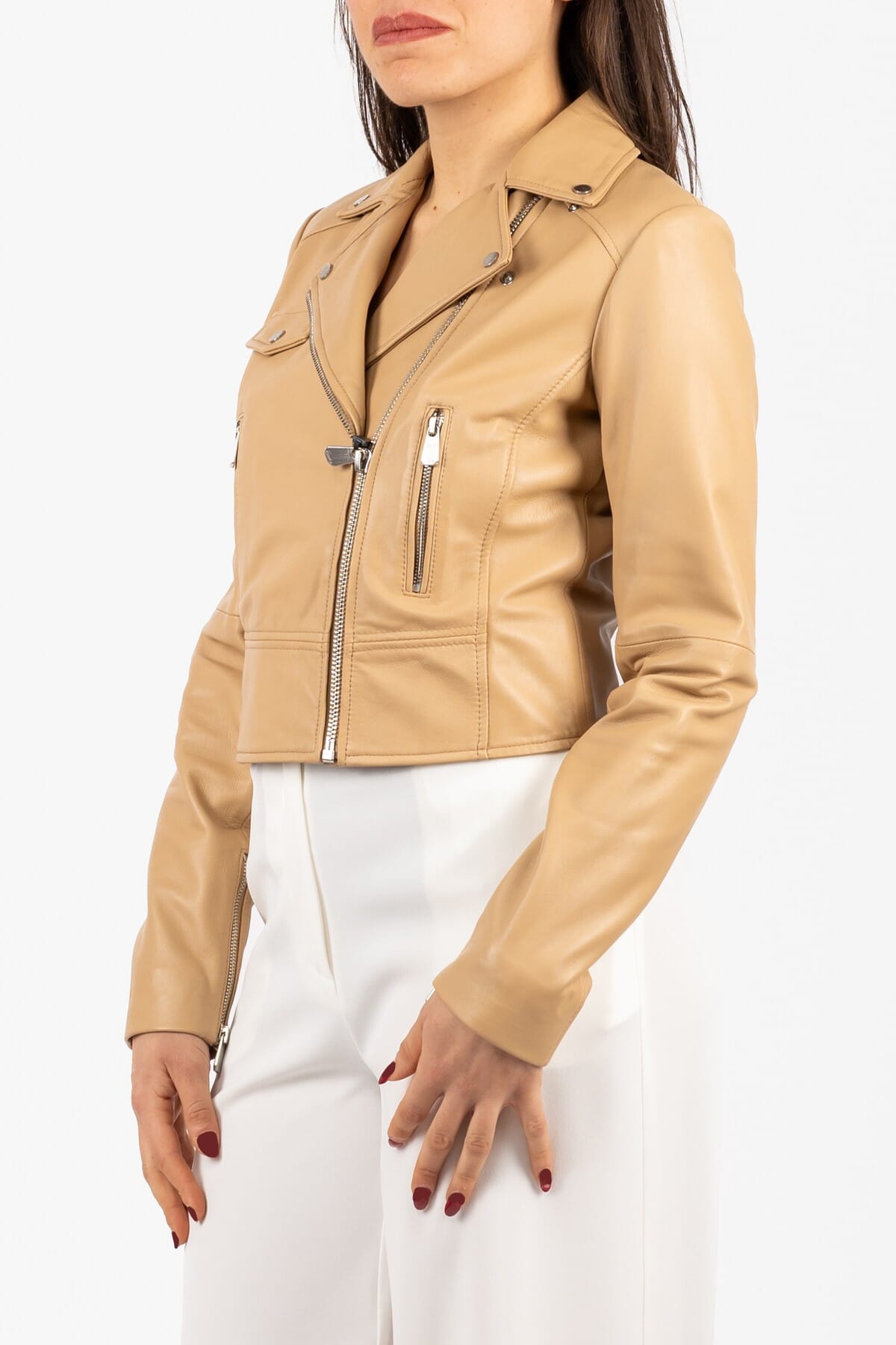 Women’s Leather Jacket Pinko