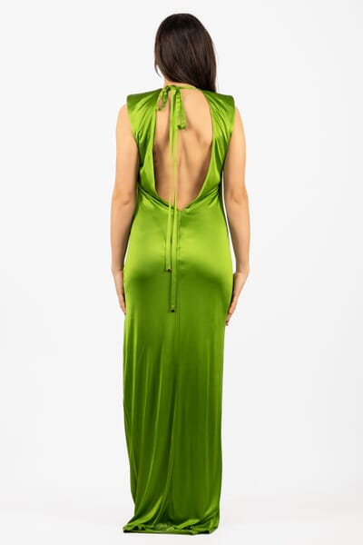 elisabetta franchi green dress ELISABETTA FRANCHI Green Women's Long Dress