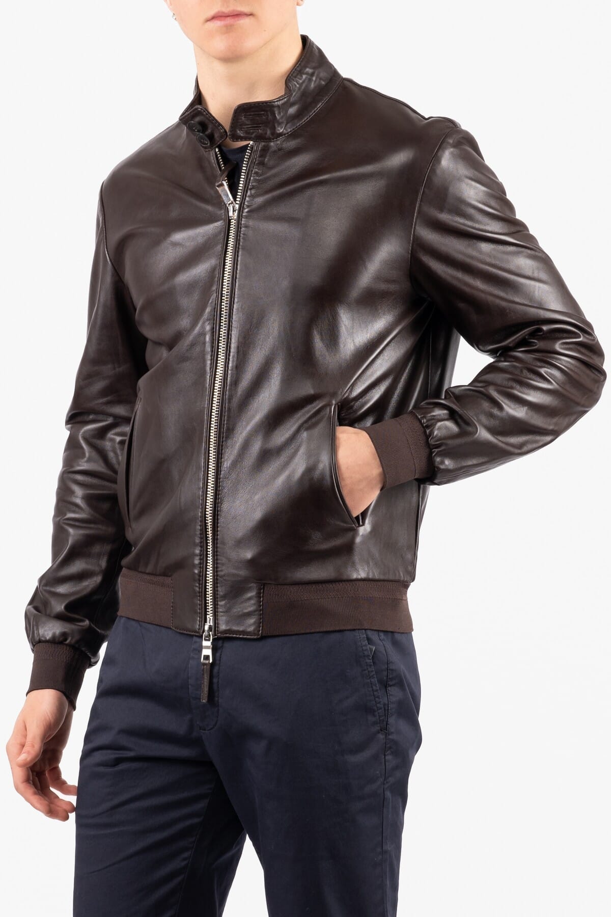 Men's Leather Jacket John Peter