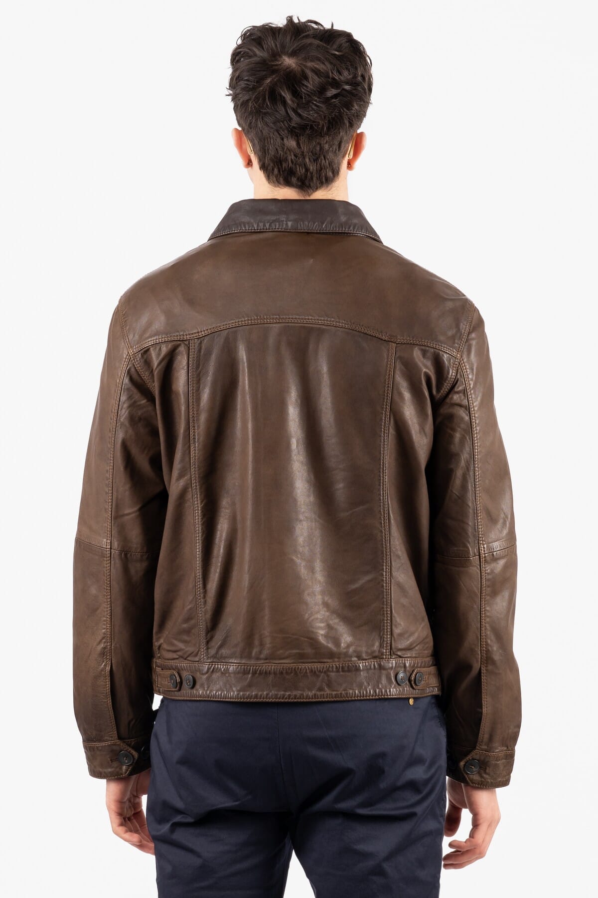 Men's Leather Jacket John Peter