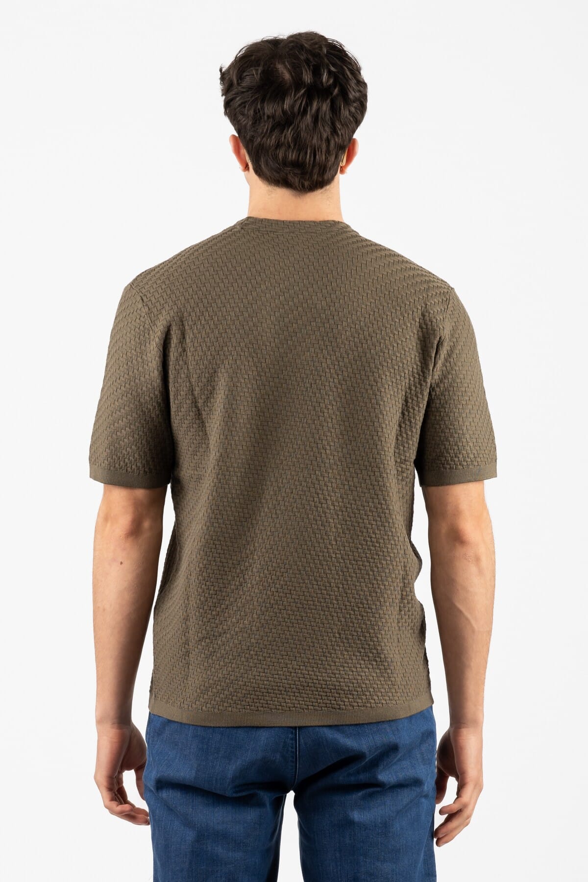 T-shirt en maille Homme Emporio Armani