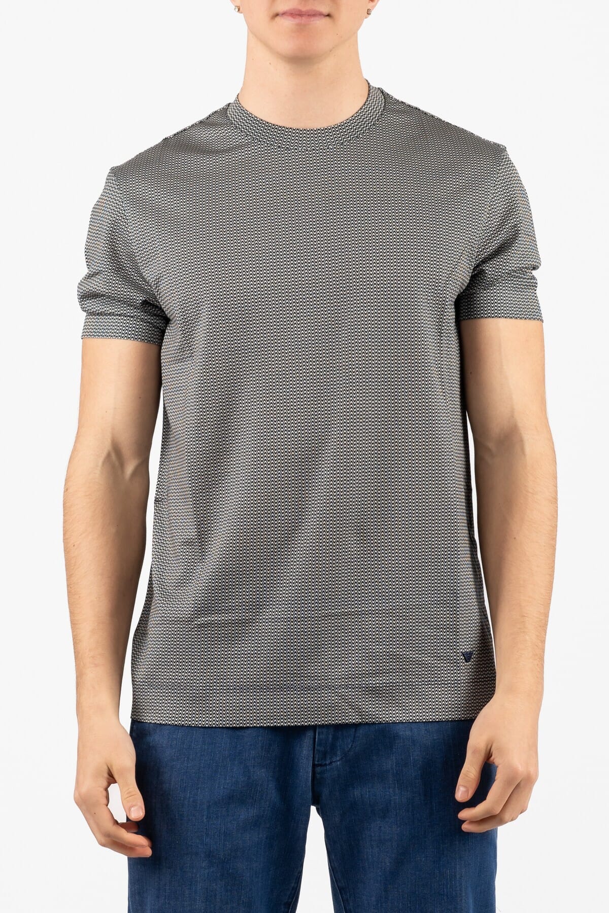 T-shirt en maille Homme Emporio Armani