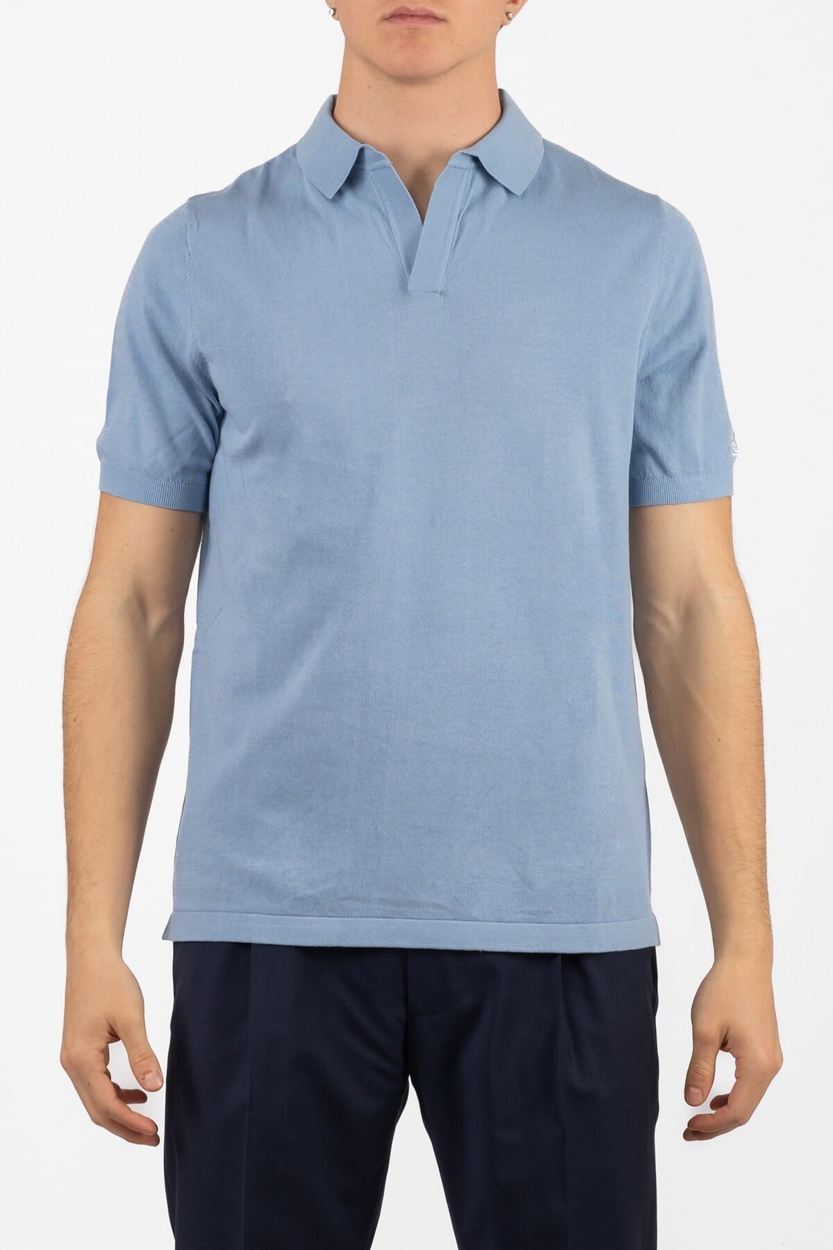 Herren Feinstrick T-Shirt Saint Barth