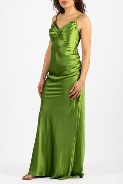elisabetta franchi dress green ELISABETTA FRANCHI Green Women's Long Dress