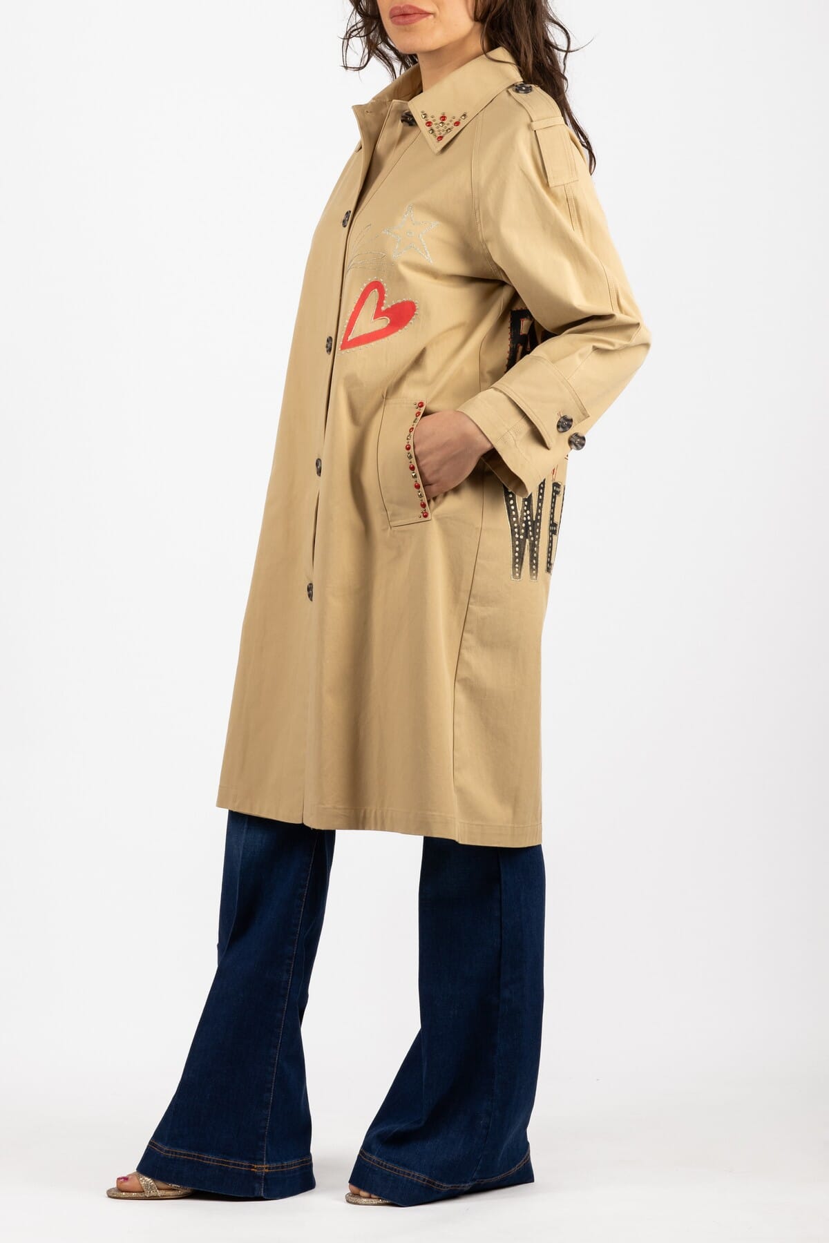 Damen-Trenchcoat Nenette