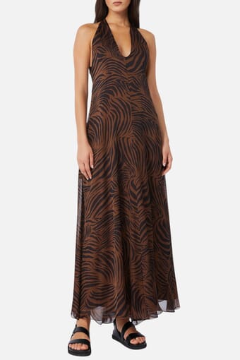 Women's Dress Max Mara Studio | salice2616221092 marrone | Calabromoda Women's Dress Max Mara Studio | salice2616221092 marrone | Calabromoda