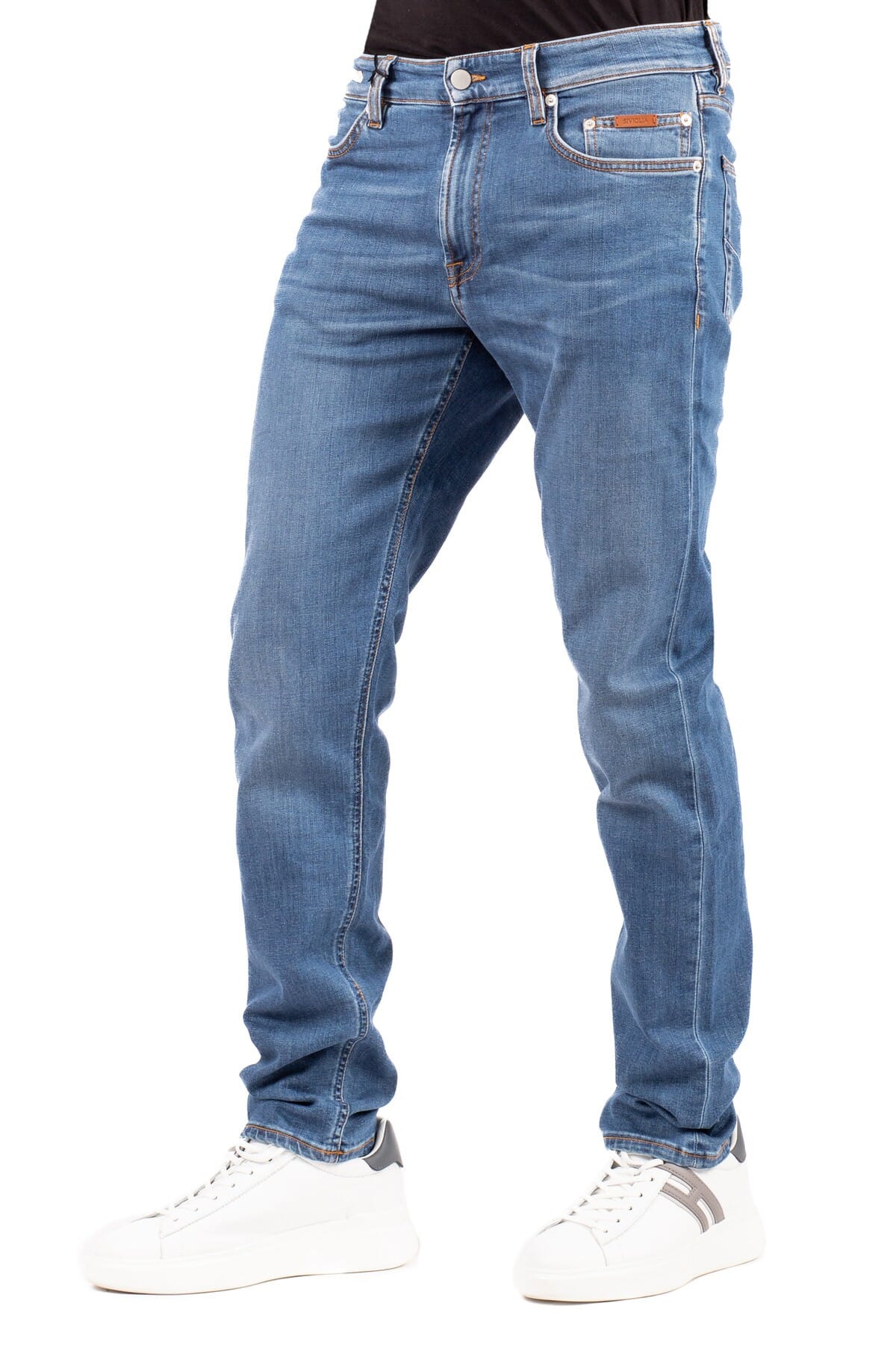 Jeans Uomo Loretello Siviglia Blu Denim | Calabromoda